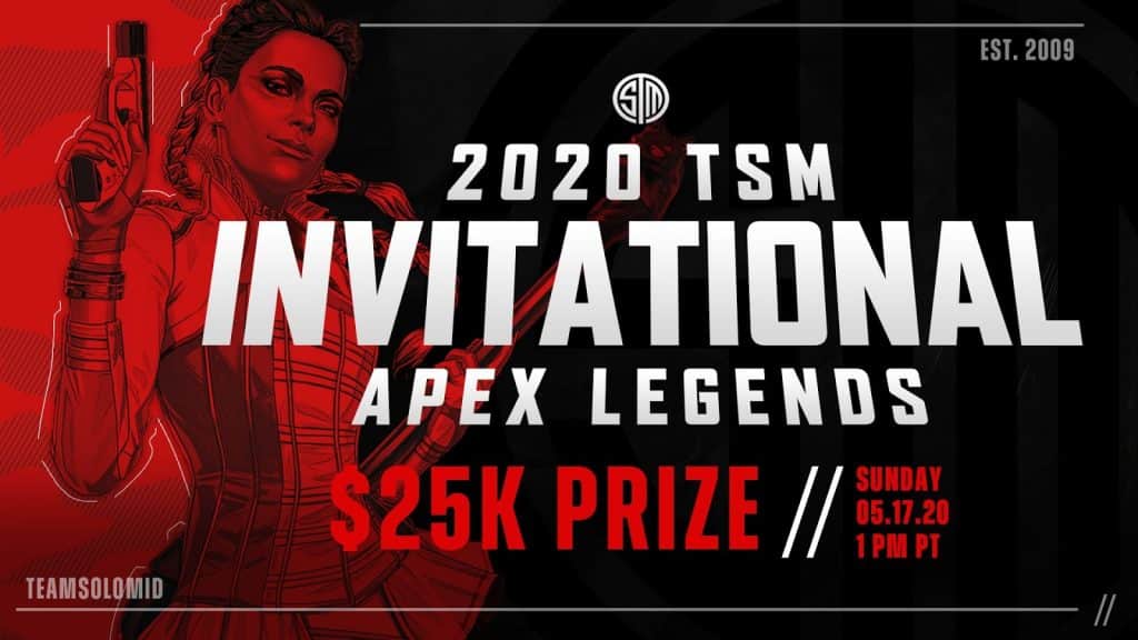 TSM Announces $25K USD Apex Legends Invitational Tournament
