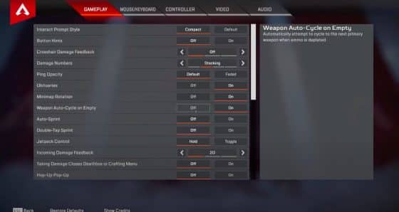 Best Apex Legends Settings, Audio, Graphics, Gameplay and More
