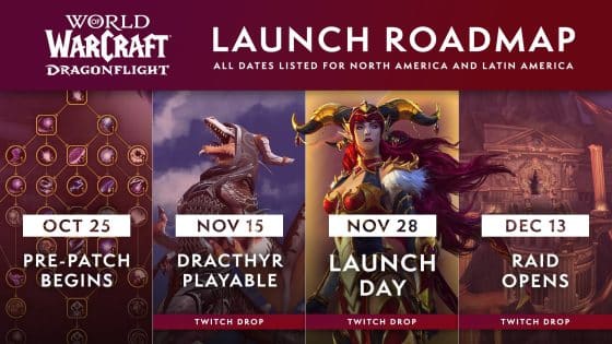 WoW Dragonflight Pre-Patch Release Date is October 25th