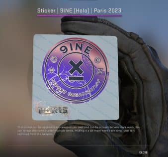 Valve Updates 9INE’s Paris Major Sticker Following Visibility Complaints
