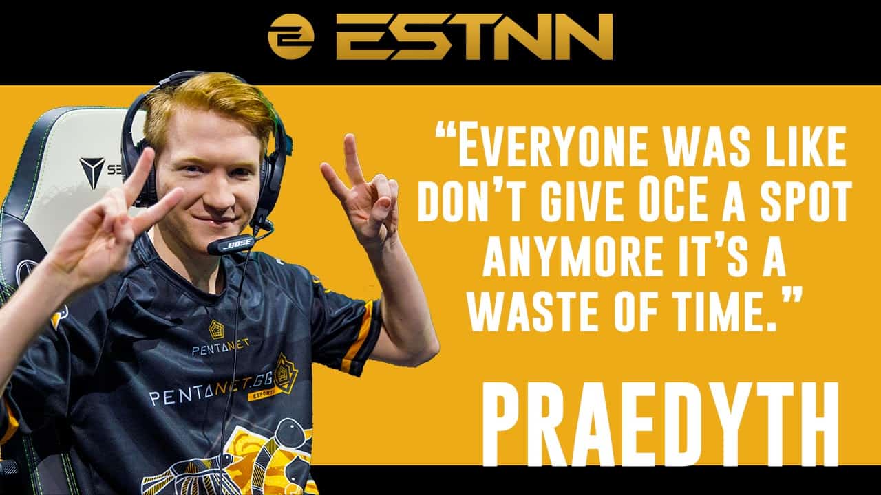 PGG Praedyth On Being The 1st OCE Team To Make It Out Of MSI Groups